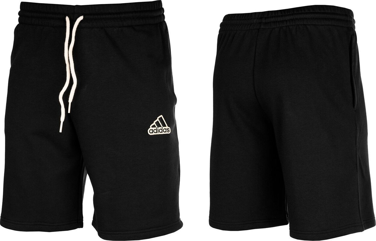 Adidas Spodenki męskie adidas Essentials Feelcomfy French Terry Shorts czarne HE1815 S