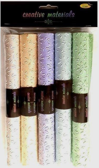 Karton 200g czerpany tłoczony 25x35cm 5ark