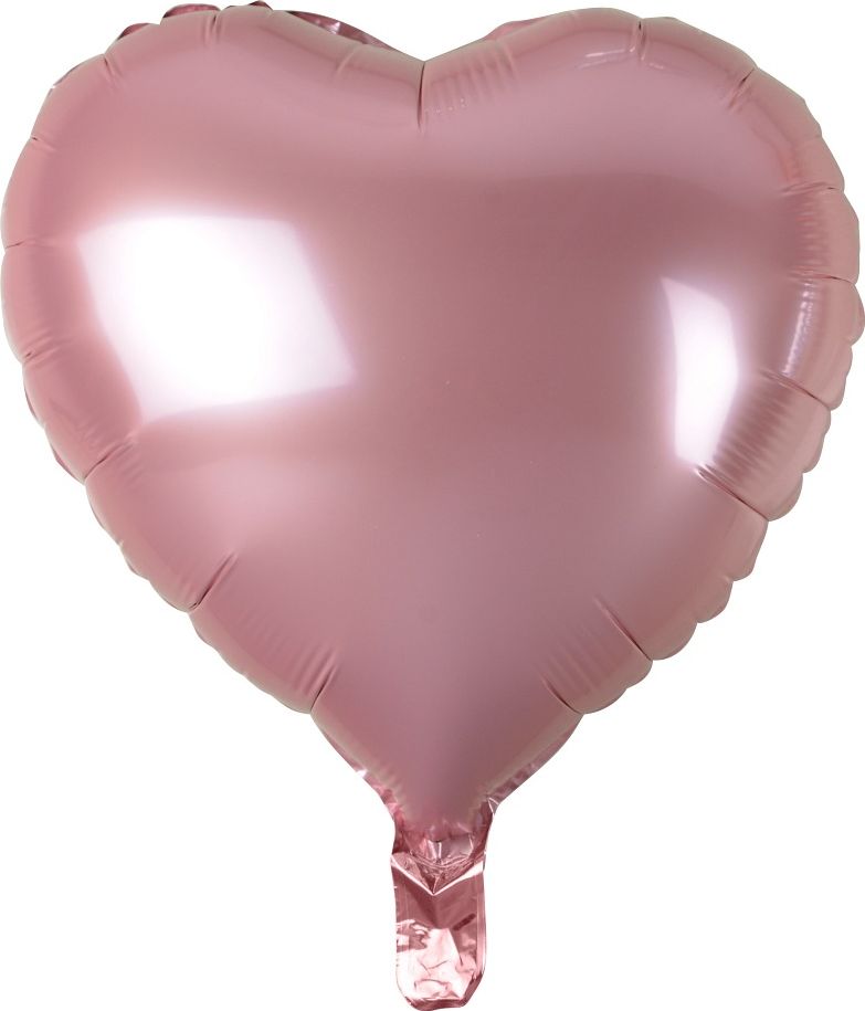 GoDan Balon foliowy SERCE, jasnoróżowe, 18 cali