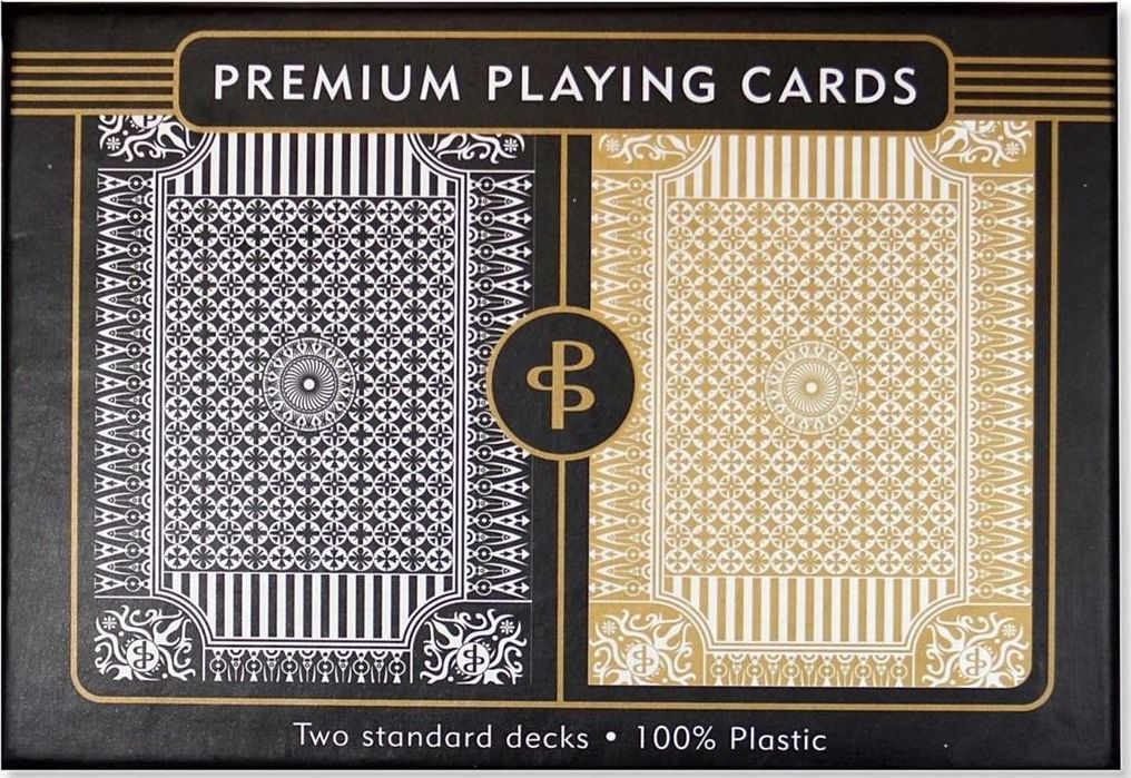 Peter Pauper Press Karty do gry Czarne/Złote