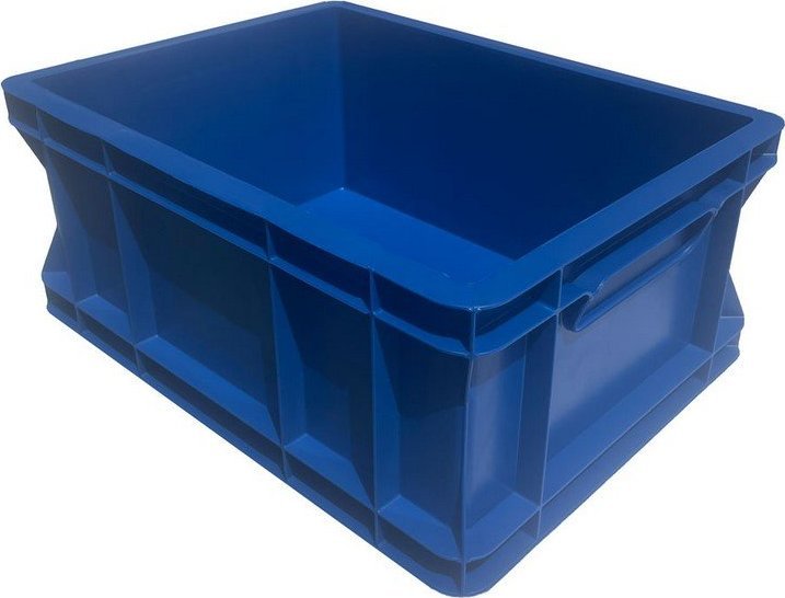 qBox Pojemnik transportowy 1/2 EURO 170 wym. 400 x 300 x 170 mm (kolor: czarny)