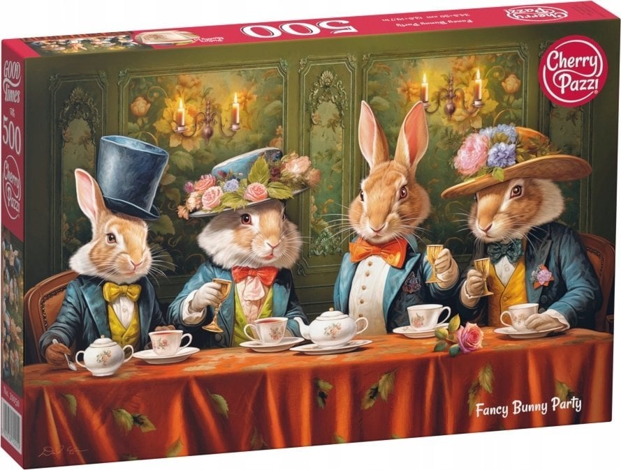 Dėlionė CherryPazzi Fancy Bunny Party, 500 d.