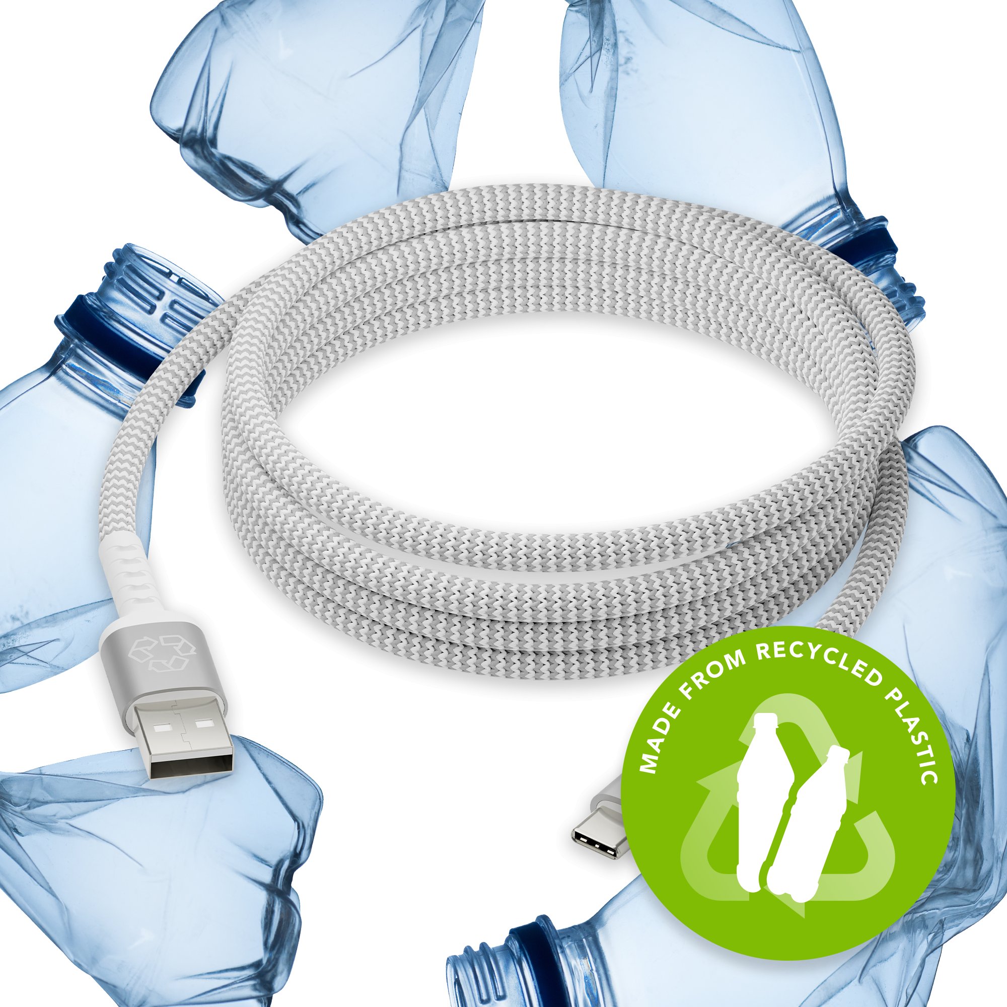 Kabel USB dbramante USB-A - USB-C 2.5 m Biały (CB25ACGR7118)