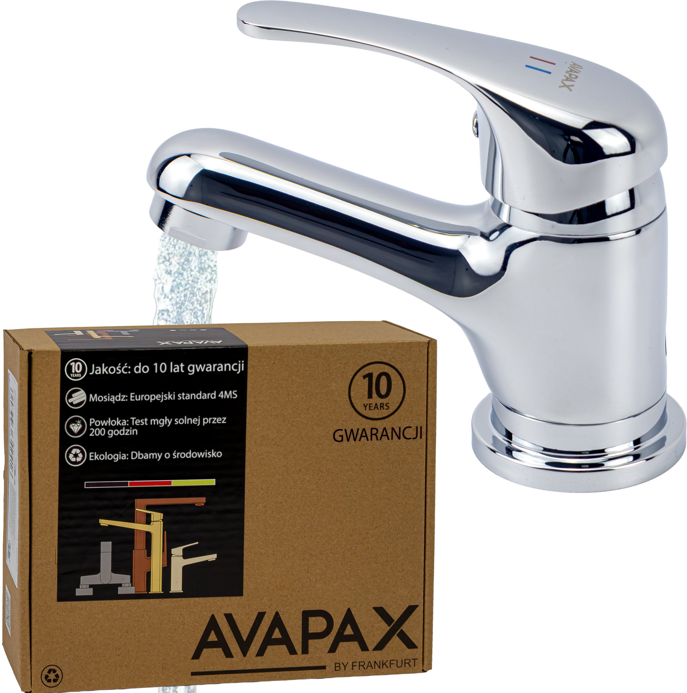 AVAPAX ABTA111111 TARO Bateria umywalkowa stojąca,