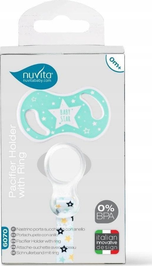 Nuvita Nuvita, Zawieszka do smoczka, Zielona