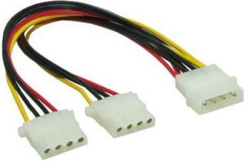 Goobay Molex - Molex x2, 0.2m, Wielokolorowy (50684)