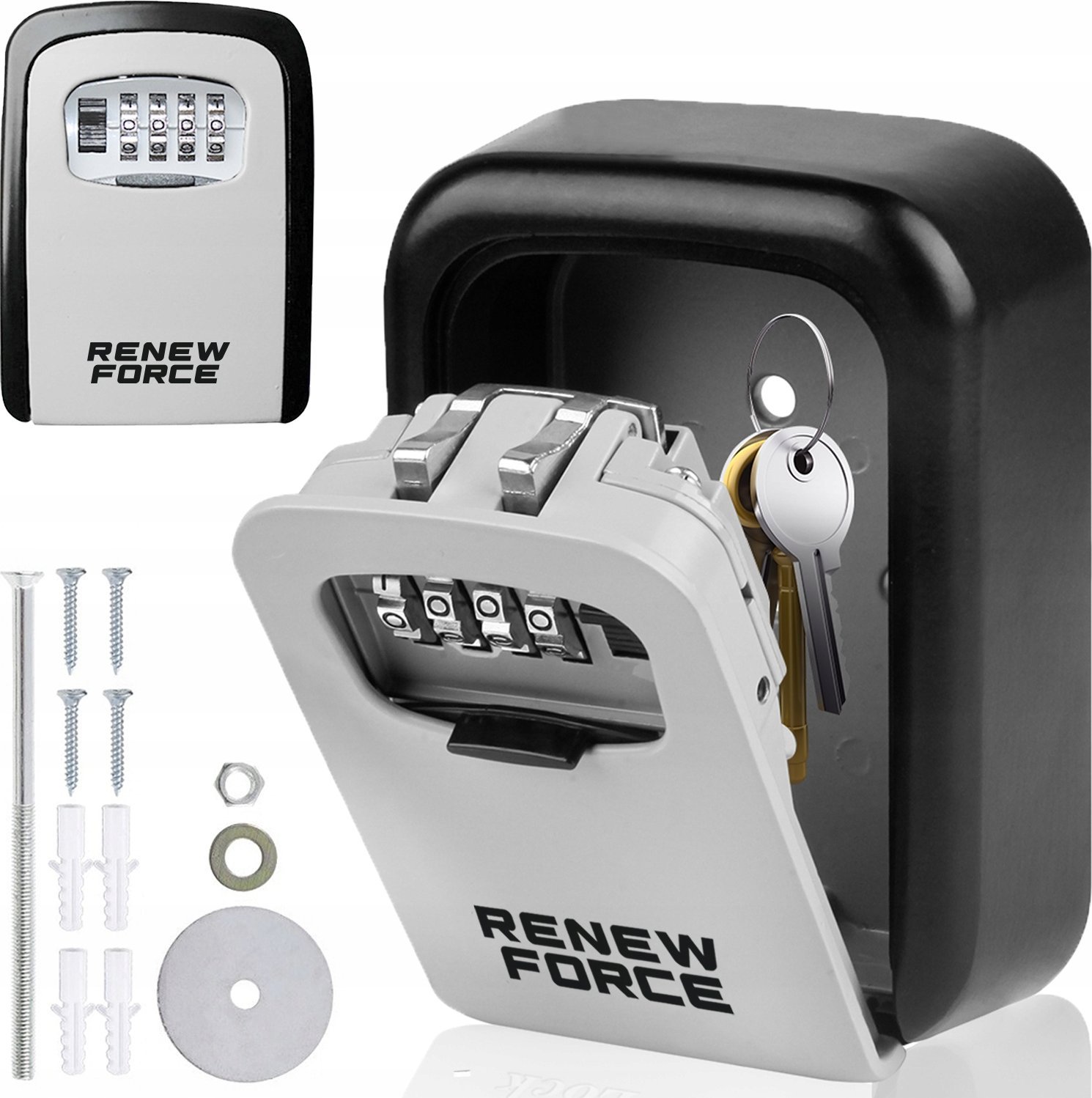 SKRZYNKA NA KLUCZE STALOWA Z SZYFREM KBX-05