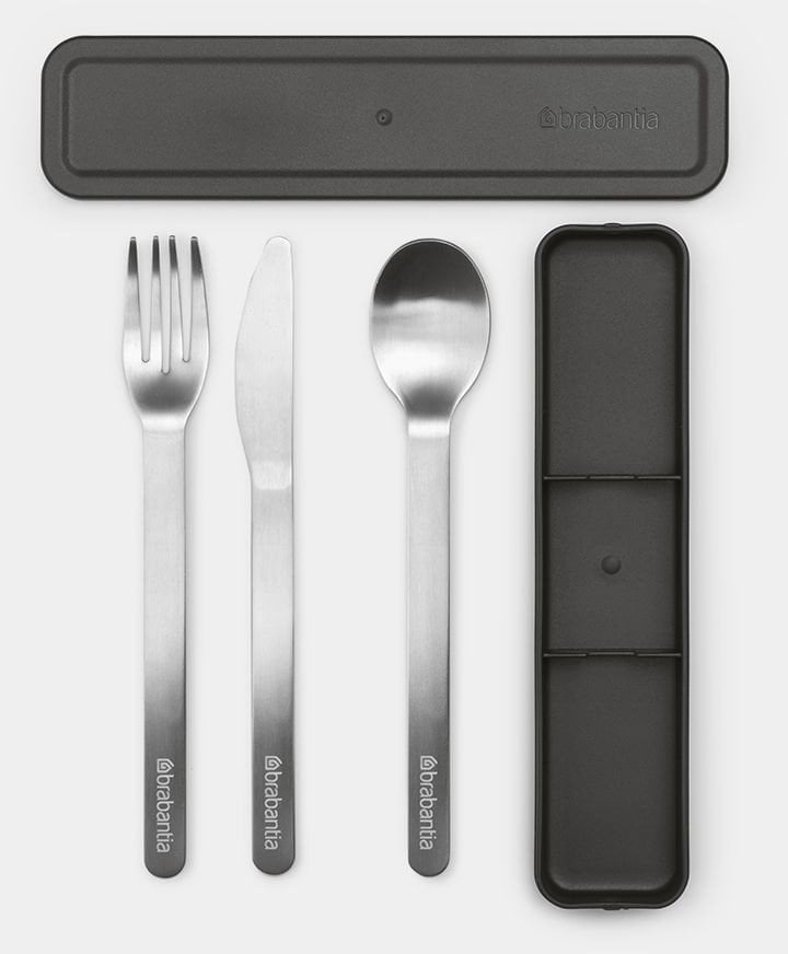 BRABANTIA Make & Take cutlery set dark grey 206641