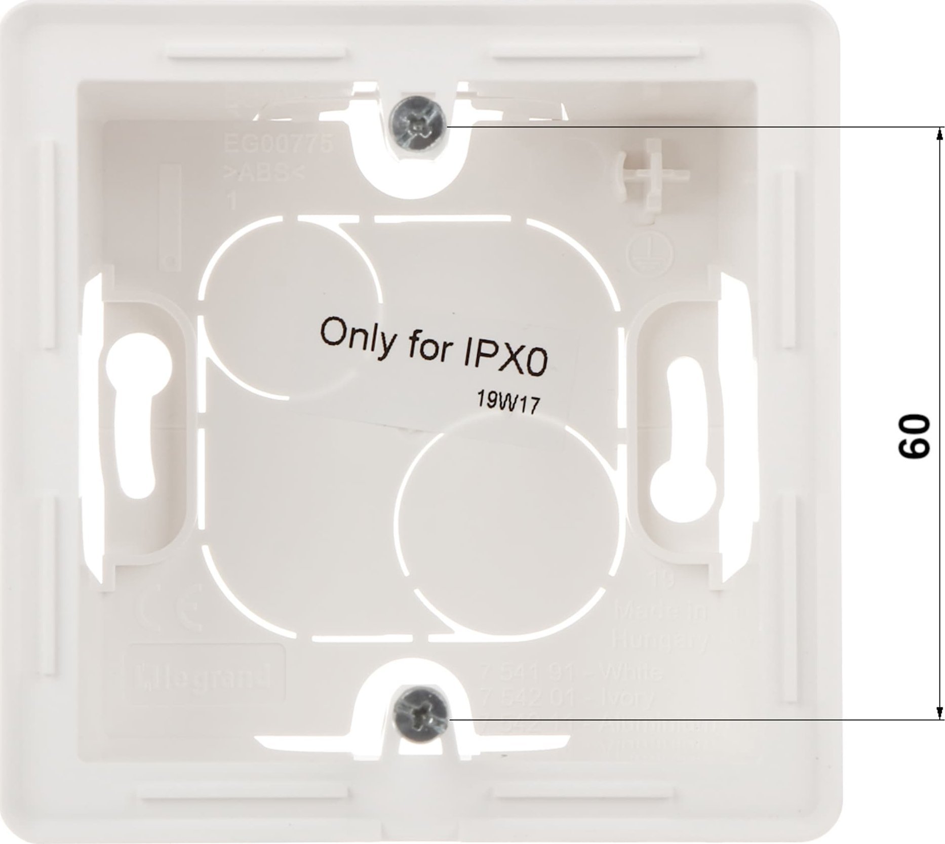 Legrand PUSZKA NATYNKOWA POJEDYNCZA LE-754191 Valena Life LEGRAND