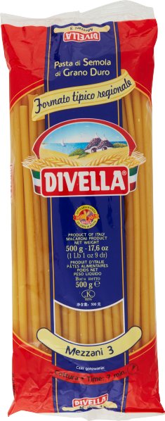 Makaron Mezzani n. 3 Formati Speciali 500g - Divella