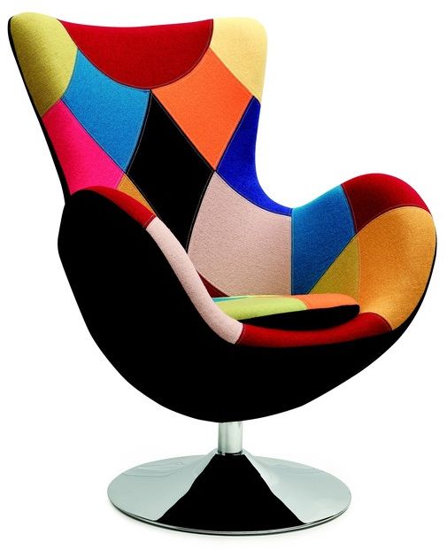 Halmar Fotel Butterfly patchwork