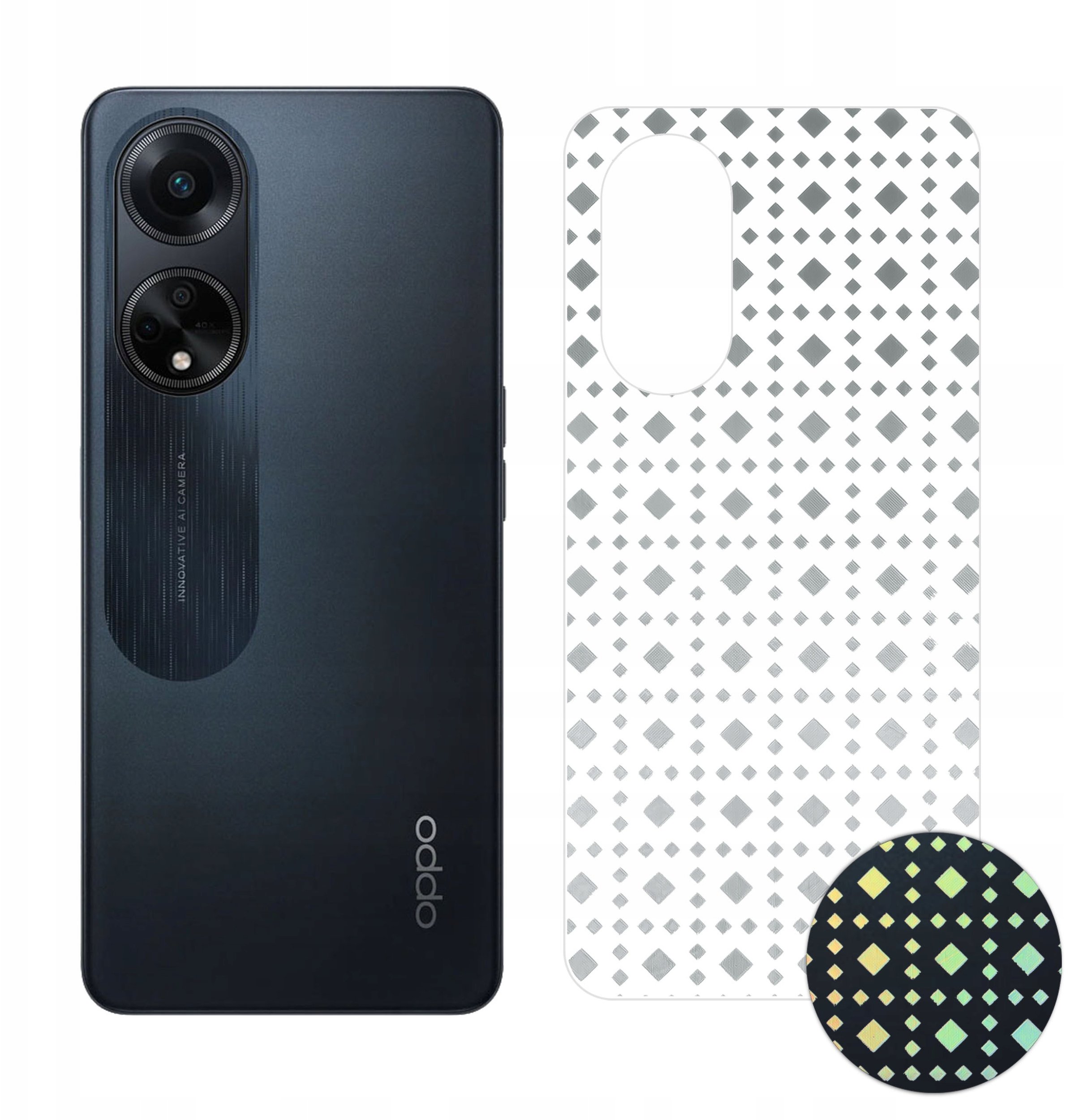 FOLIA HYDROŻELOWA OCHRONNA NA TYŁ TELEFONU WZÓR do Oppo A98 5G