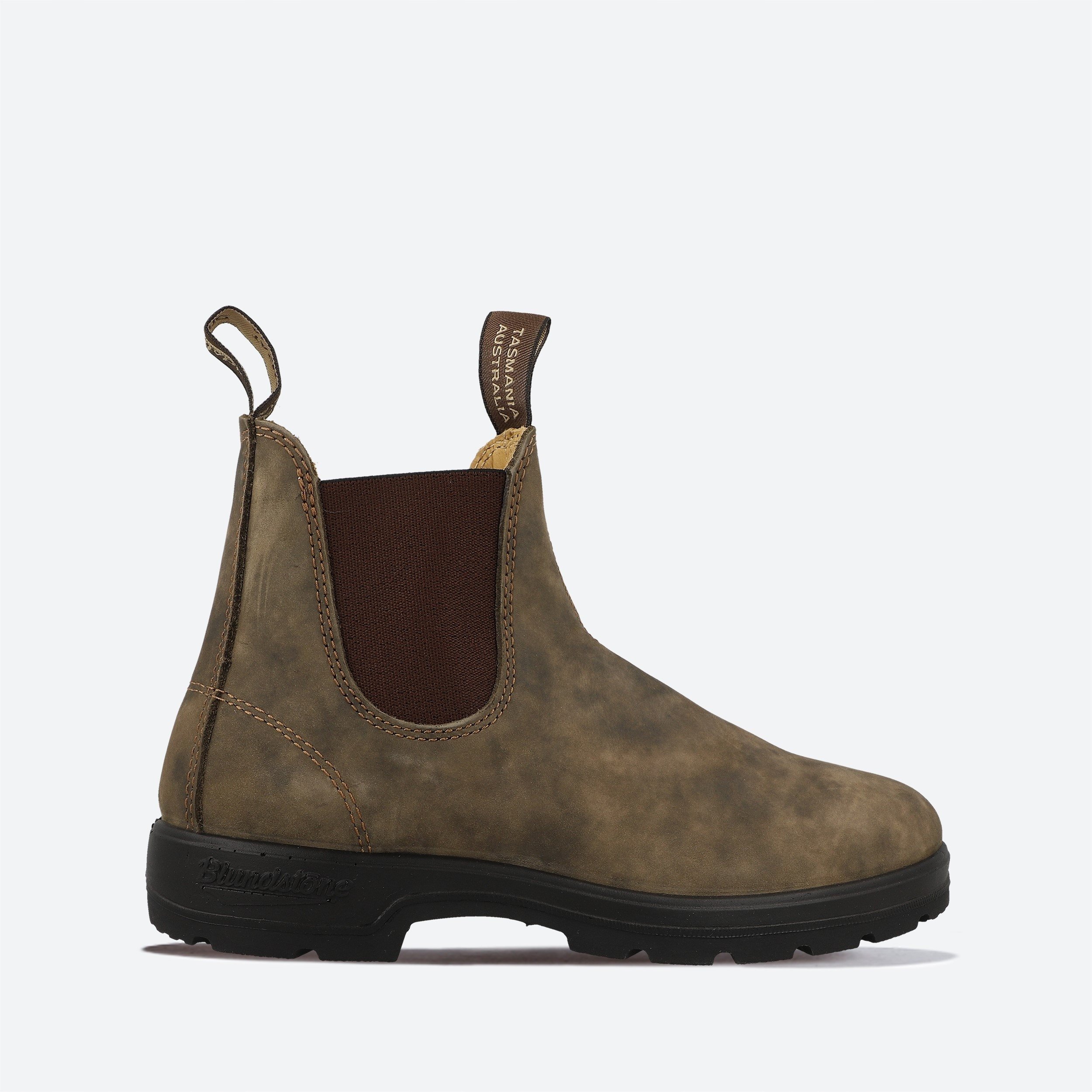 Blundstone Elastic Sided Boot Lined 585-RUSTIC Brązowe 47