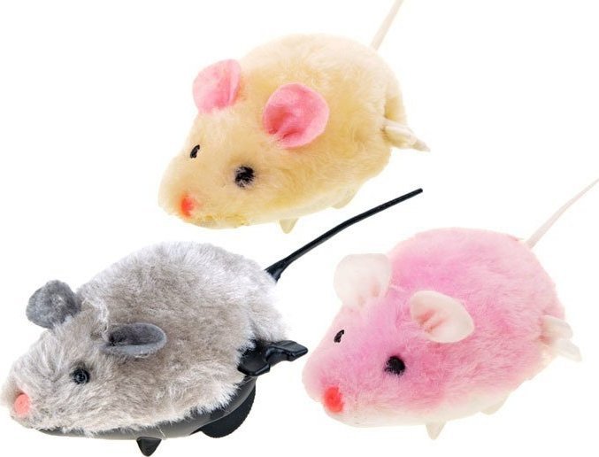 Jokomisiada Nakręcana MYSZKA dla dziecka i kotka mysz ZA0838