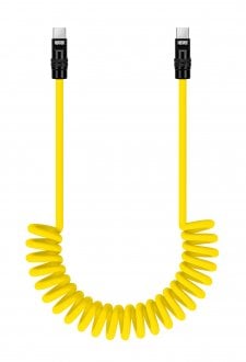 Kabel USB USB-C - USB-C 1.5 m Żółty (NL4992)