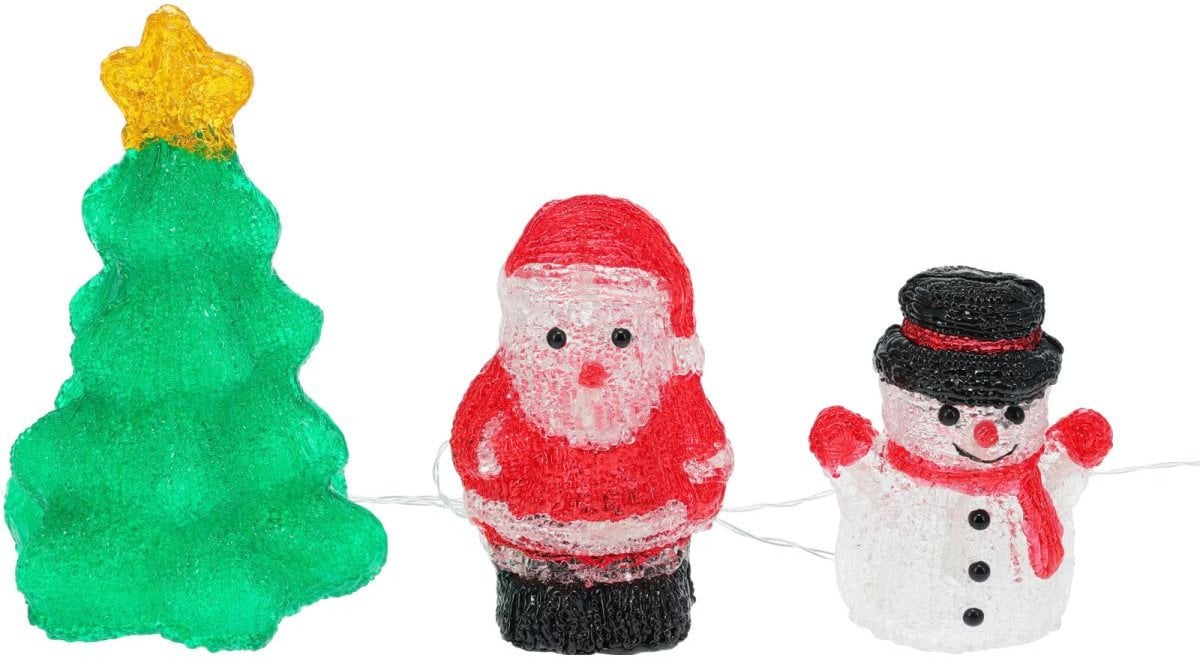 Dekoracja świąteczna Skele Town Zestaw świecących figurek bożonarodzeniowych
