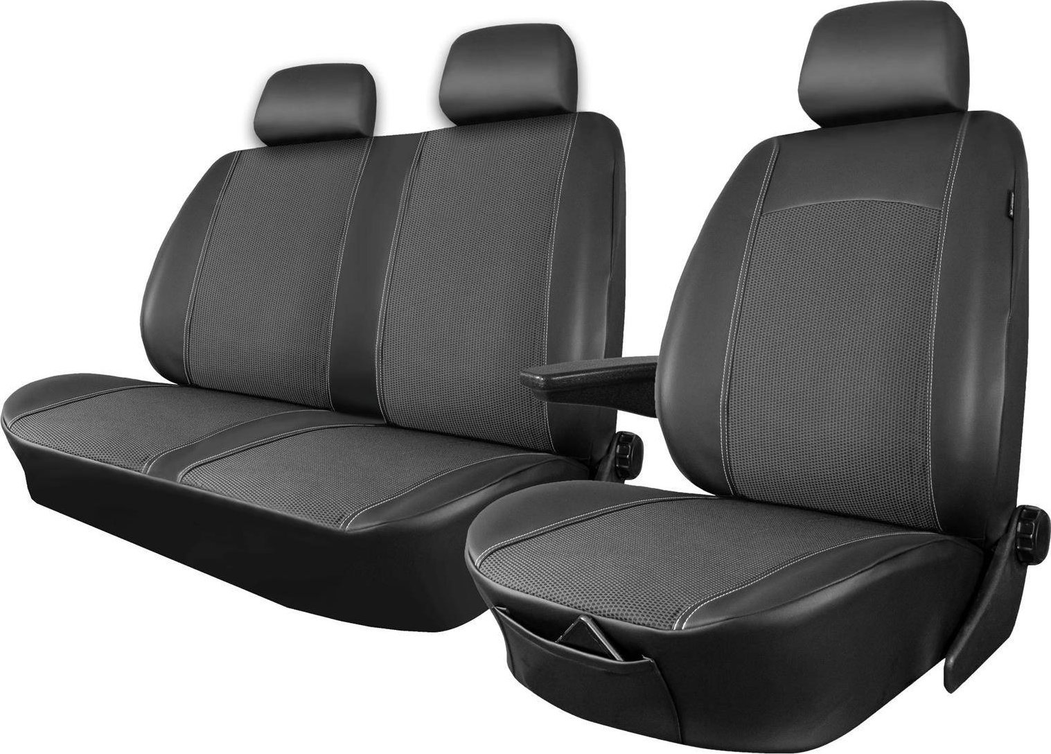 Atra Pokrowce miarowe do Citroen Jumper II 3os 2+1 (2006r-....) ekoskóra