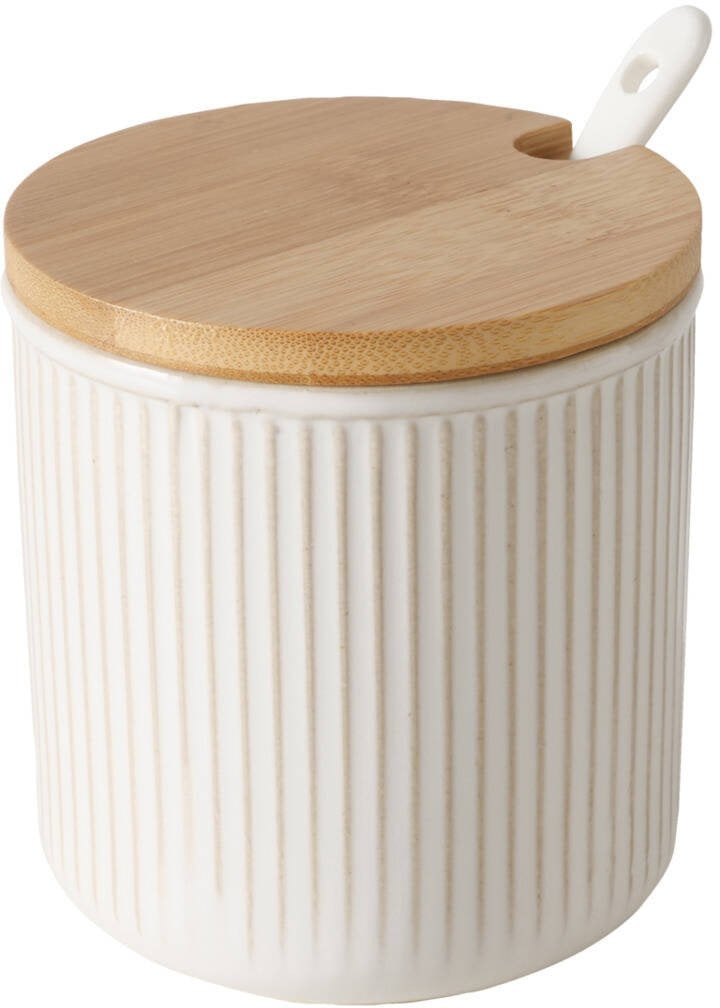 Słoik z wieczkiem i łyżeczką JONAH, 10,5 cm