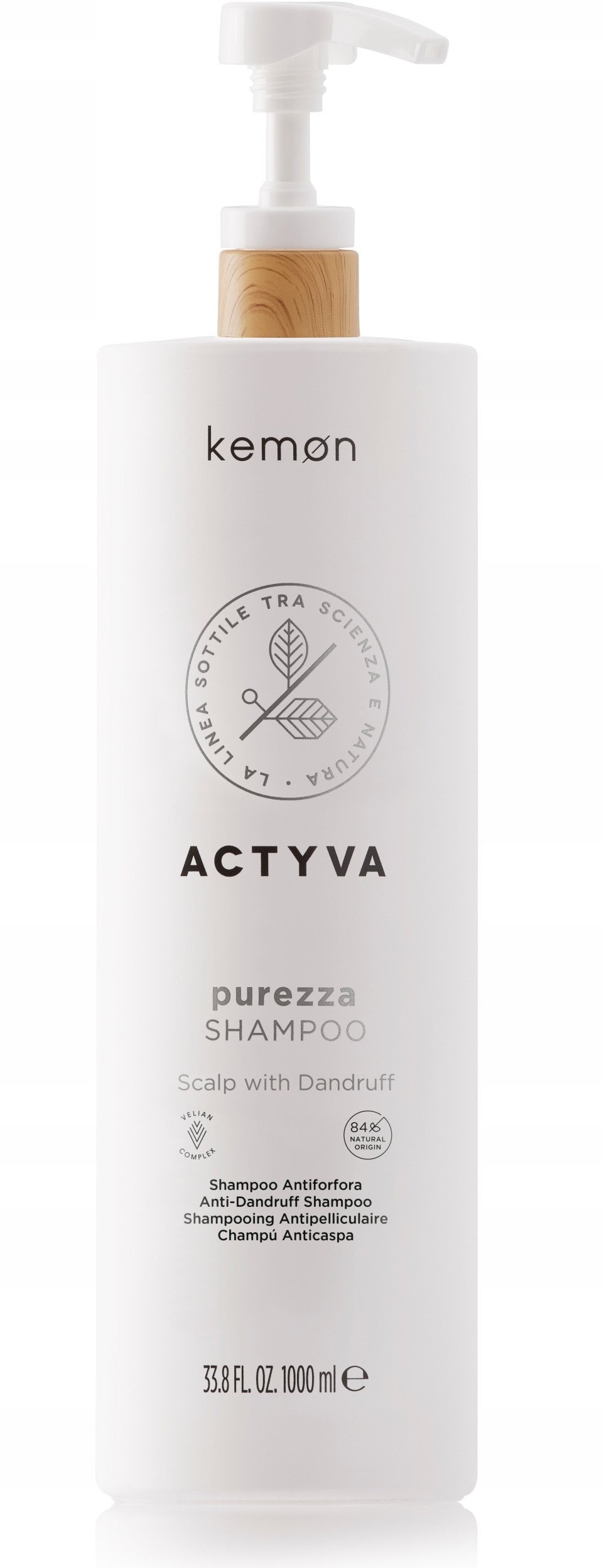 Kemon Actyva Purezza Shampoo 1000 ml