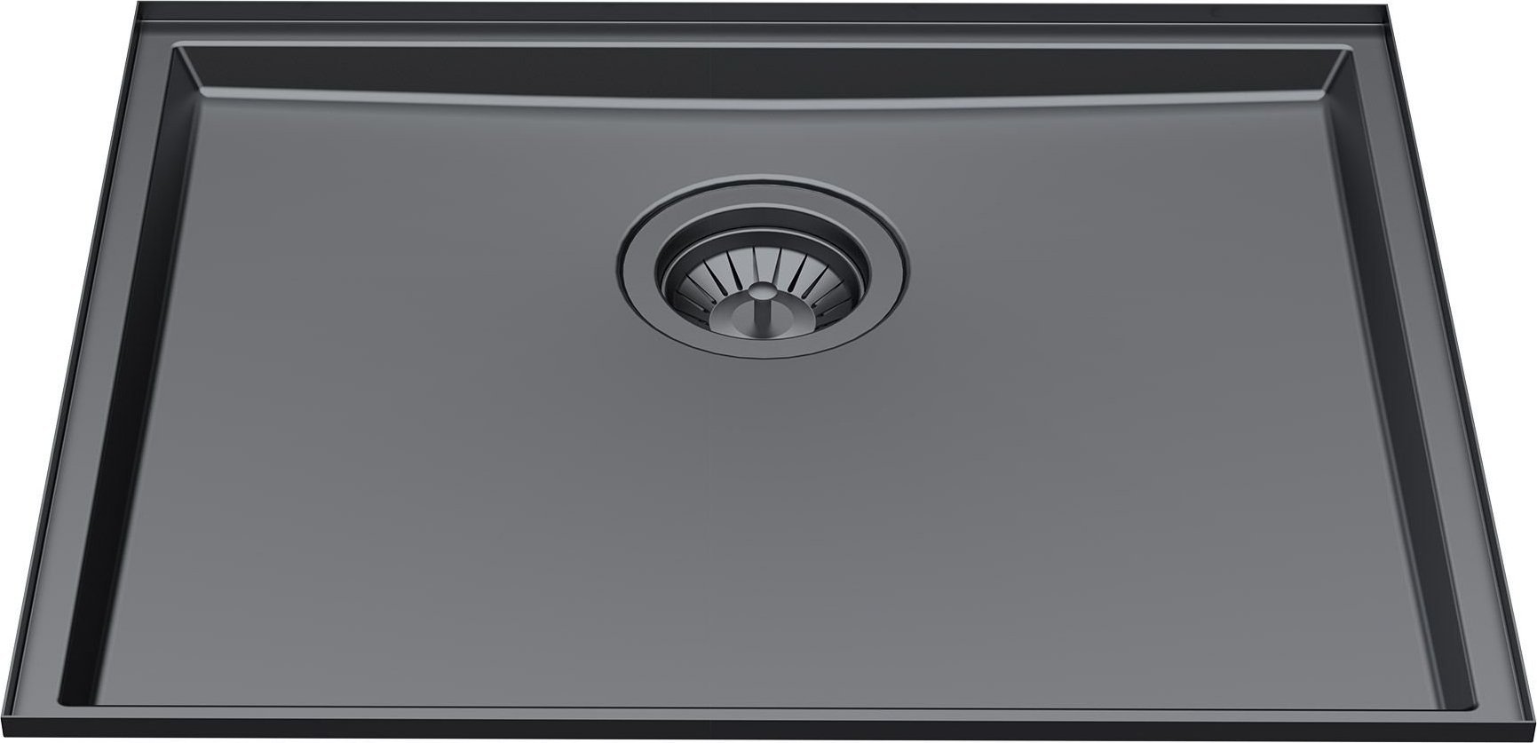 Zlewozmywak Foster PHANTOM BASE GUNMETAL 50x40cm Dno zlewozmywaka