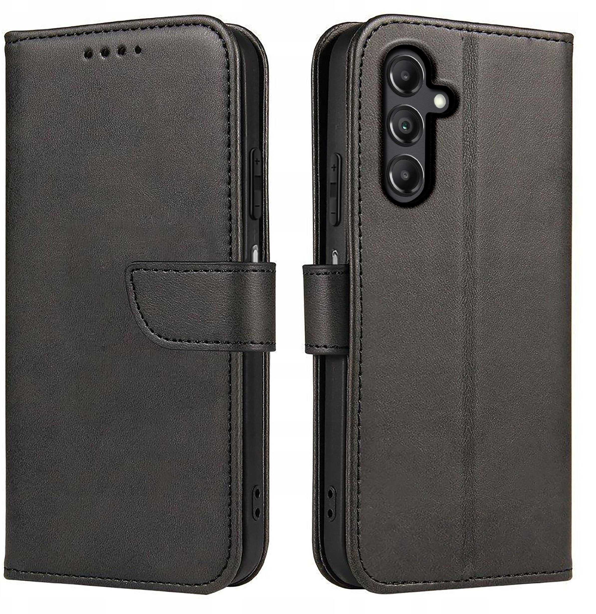 Etui do Samsung Galaxy A05s Skórzane PORTFEL SKIN CASE + Szkło OCHRONNE 9H