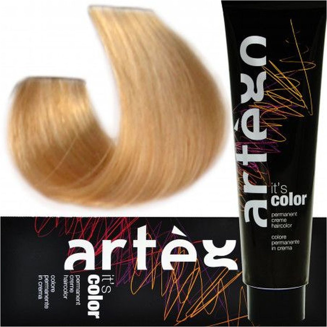 Artego Its Color Farba do włosów w kremie 150ml Platynowy Złocisty Blond (10.3 - 10G)