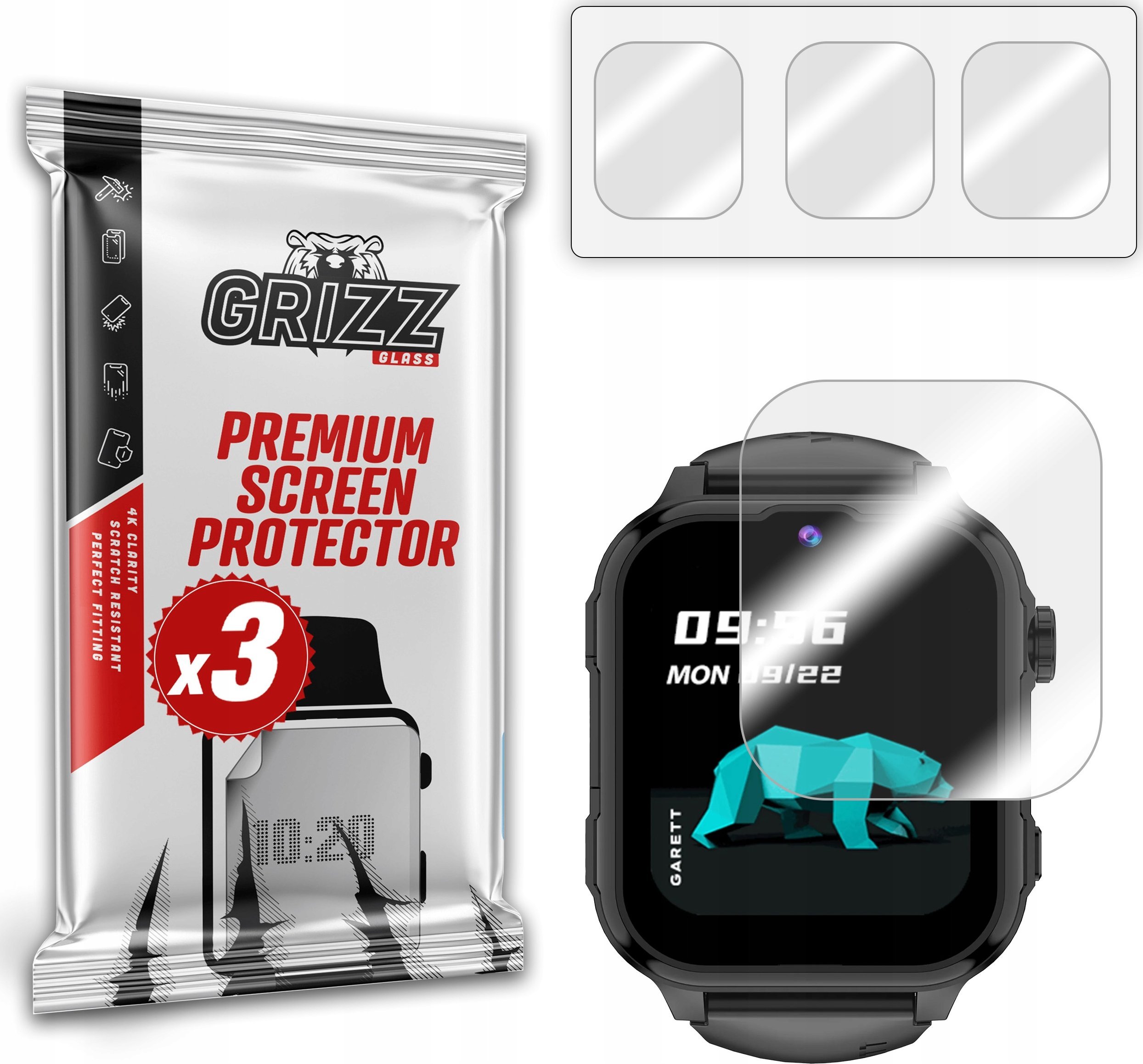 Folia hydrożelowa GrizzGlass Hydrofilm do Garett Kids Hero Pro 4G