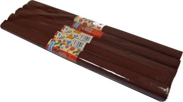 SCHEMAT Bibuła marszczona SCHEMAT op. 10 szt. kolor 28 - BRĄZOWA CIEMNA