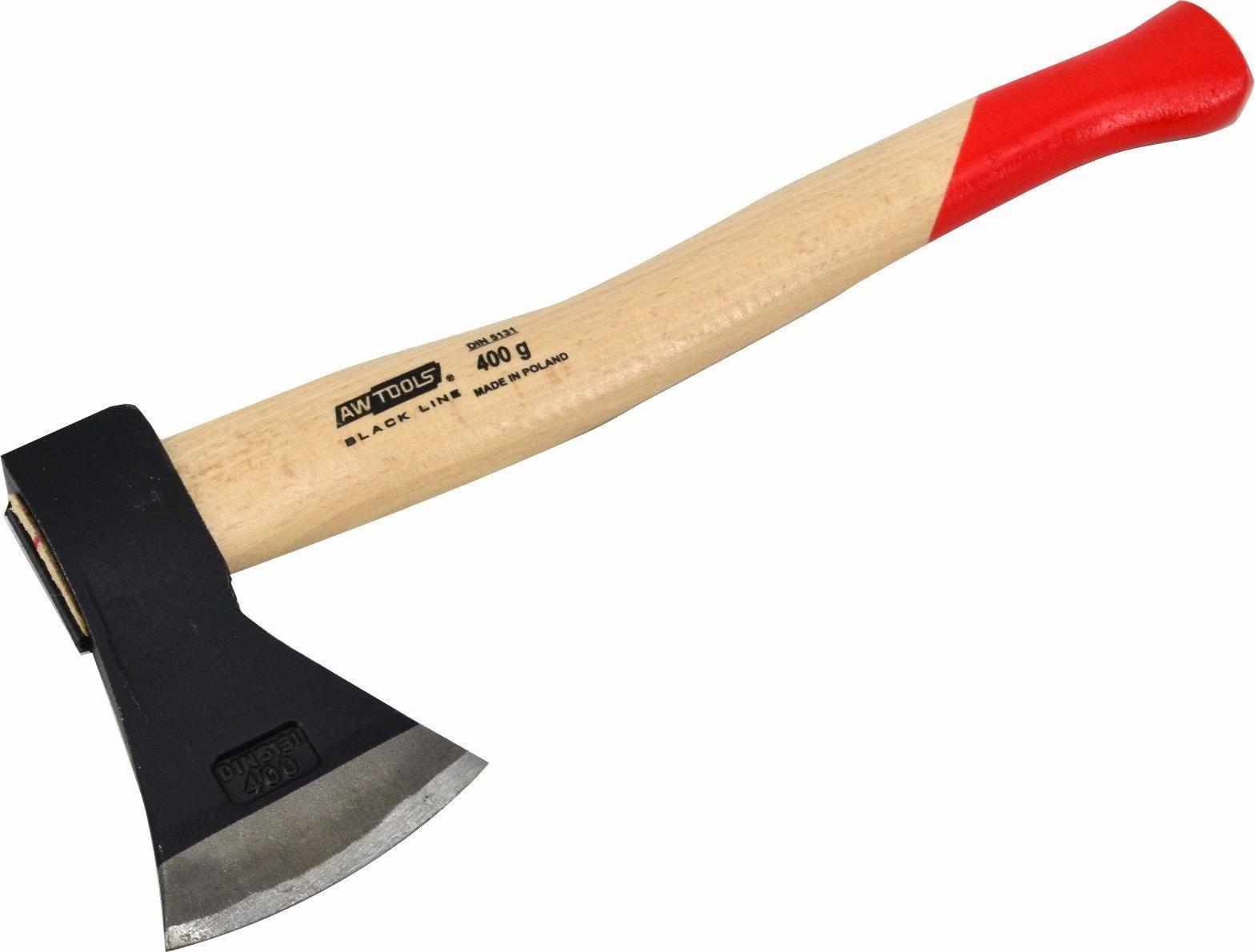 AWTools Siekiera ciesielska 0,4 kg trzonek drewniany Black Line AW33050bl