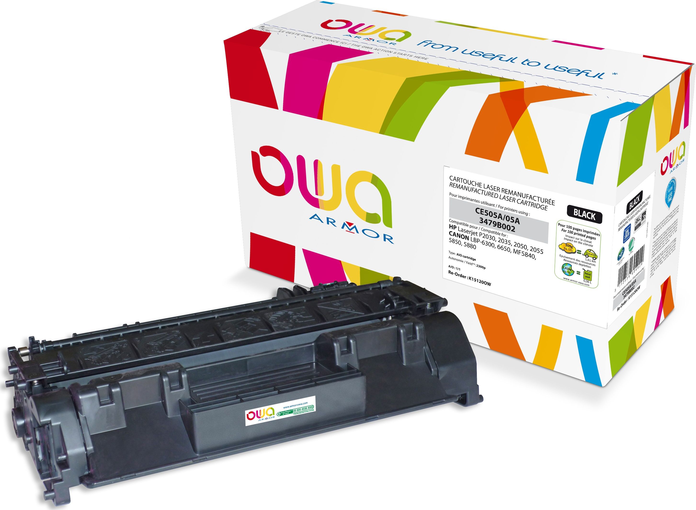 Toner OWA Armor Black Zamiennik CRG-719 (K15120OW)