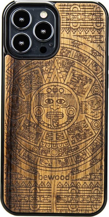 BeWood Drewniane Etui iPhone 13 Pro Max KALENDARZ AZTECKI LIMBA
