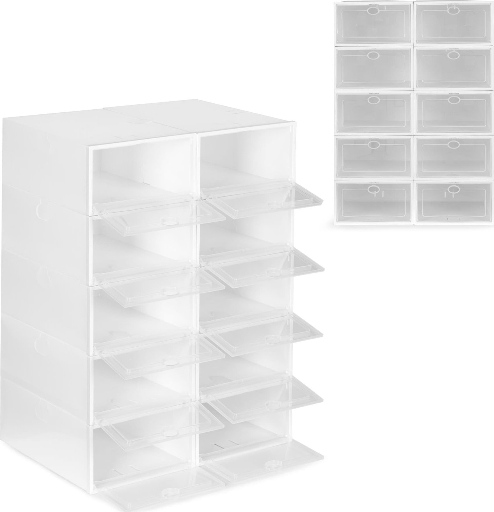 ModernHome Szafka modułowa na buty organizer - tworzywo