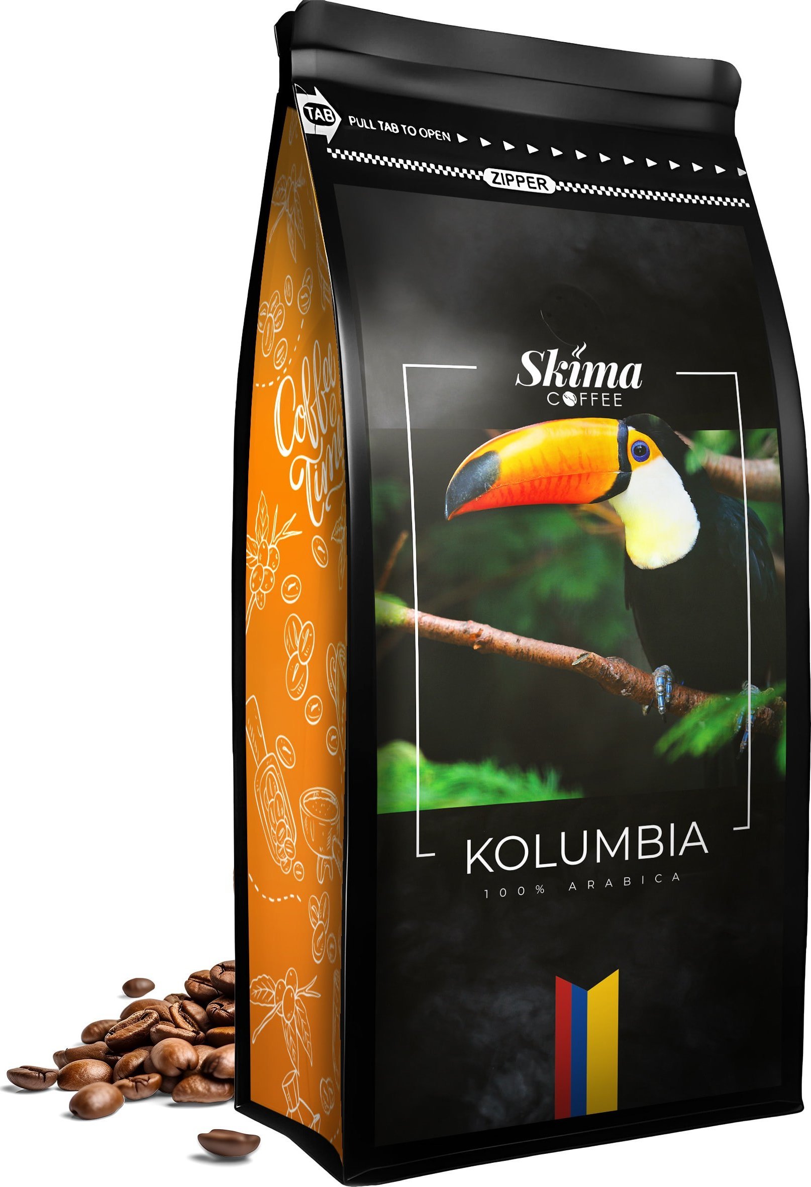 Kawa ziarnista SkimaCoffee Kolumbia 1 kg