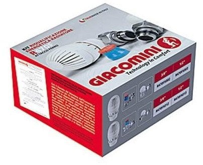 RADIATOR SET STRAIGHT 1/2 GIACOMINI