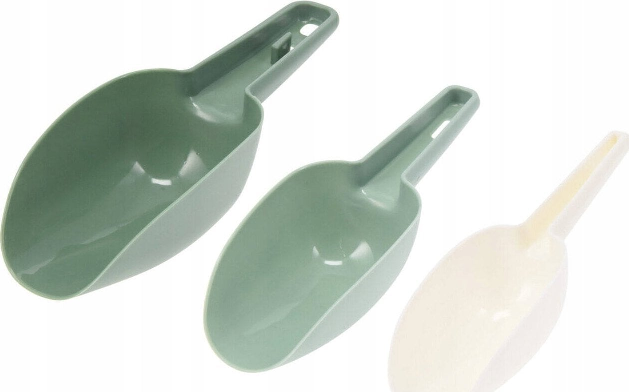 Łopatki spożywcze, zestaw 3 szt.