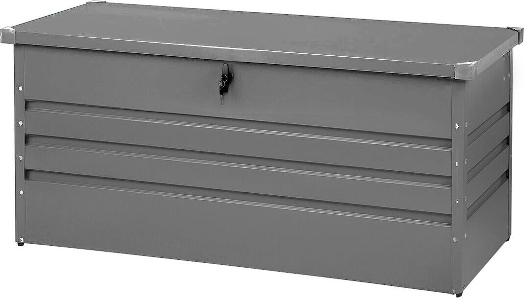 Skrzynia ogrodowa Beliani Cebrosa 400 l Szary