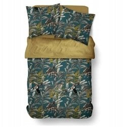 Pościel bawełniana 220 x 240 cm AIRY DAWN, wzór roślinny