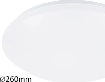 Lampa sufitowa Rabalux Nowoczesny plafon biały Rabalux Lucas ledowy 3434
