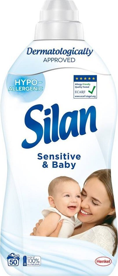 Płyn do płukania Silan Sensitive & Baby płyn do zmiękczania tkanin 1100ml