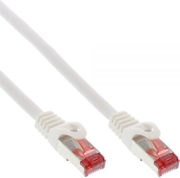 InLine Patchcord S/FTP, PiMF, Cat.6, PVC, biały 7.5m (76407W)