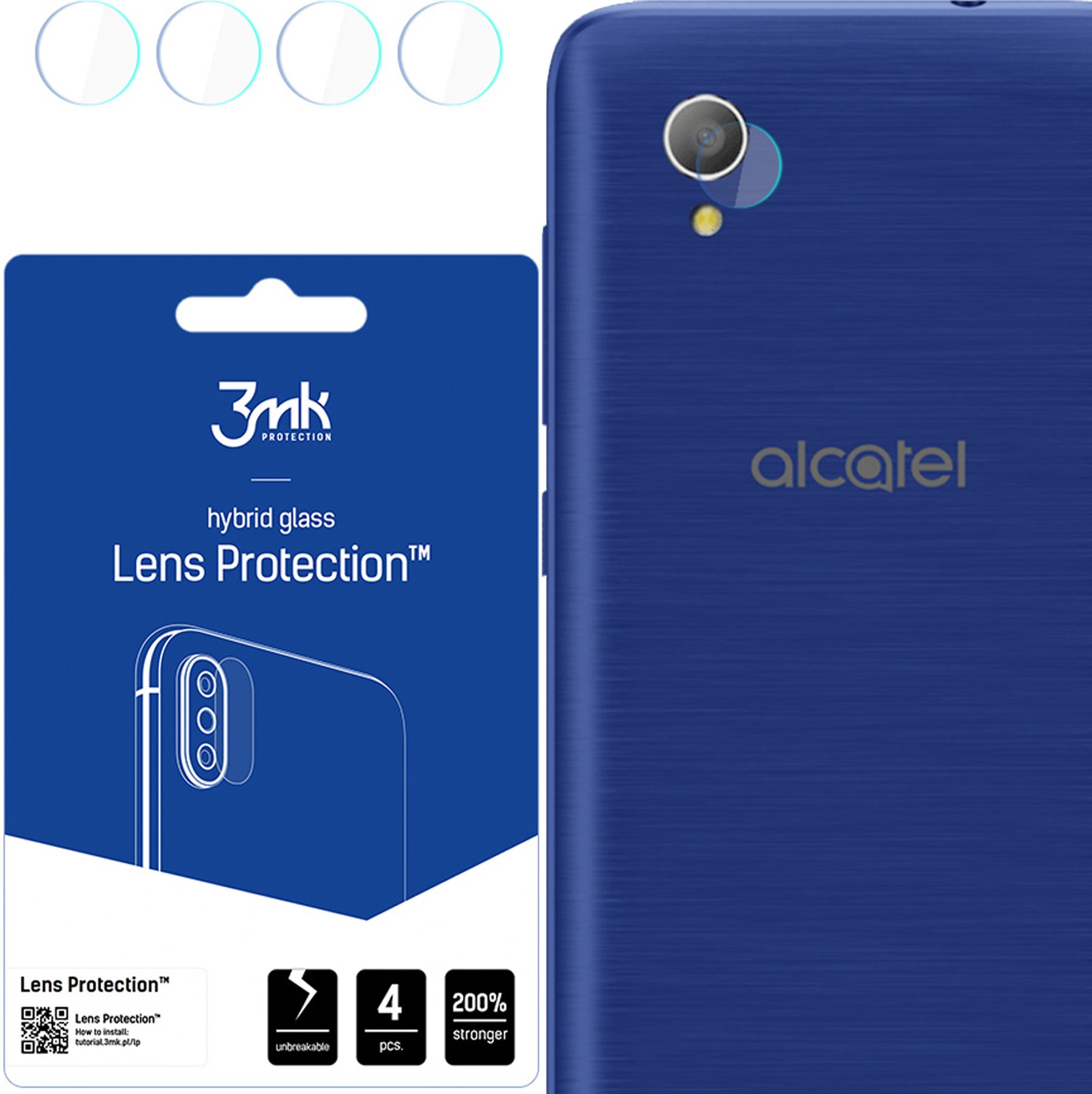 ALCATEL 1 2019 - 3MK LENS PROTECTION