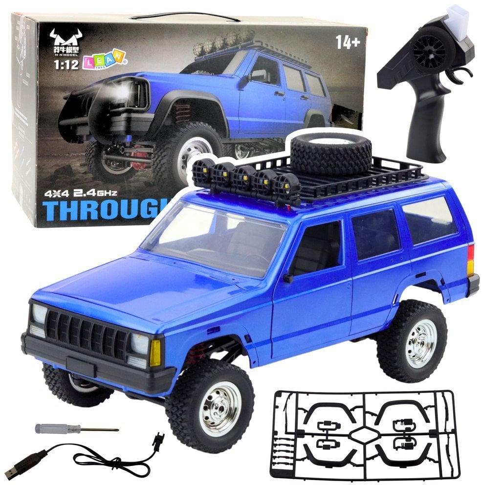 Samochód Terenowy MN78 Zdalnie Sterowany RC Napęd 4x4 Niebieski 1:12