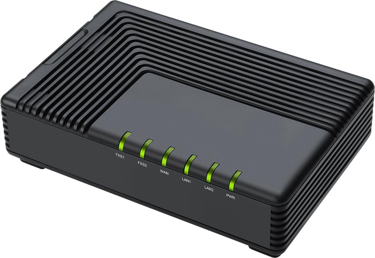 Bramka VoIP Auerswald AUERSWALD 2-Port ATA (Analoger Terminal Adapter)