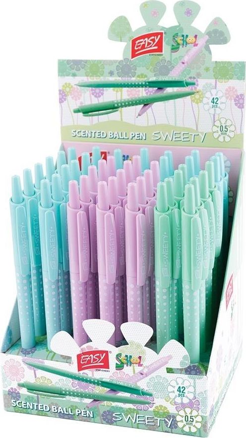 Easy Stationery Długopis zapachowy (42szt) EASY