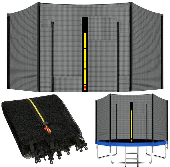 Osłona na sprężyny z siatką do trampoliny zewnętrzną 10FT 244/250/252 cm multikolor UNIWERSALNY