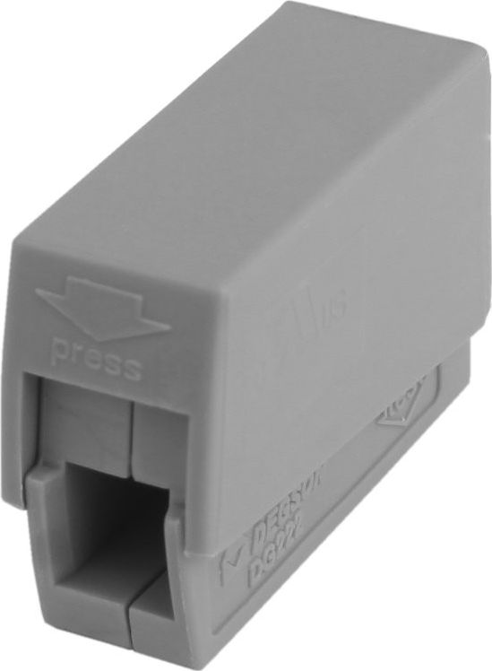 Degson Szybkozłączka oświetleniowa zaciskowa 0.2-2.5mm 450V 24A z przyciskiem VDE UL DGN 3732