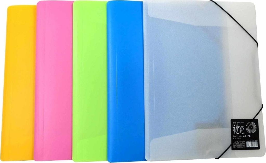 Ziemia Obiecana Teczka A4 PK z gumką MIX