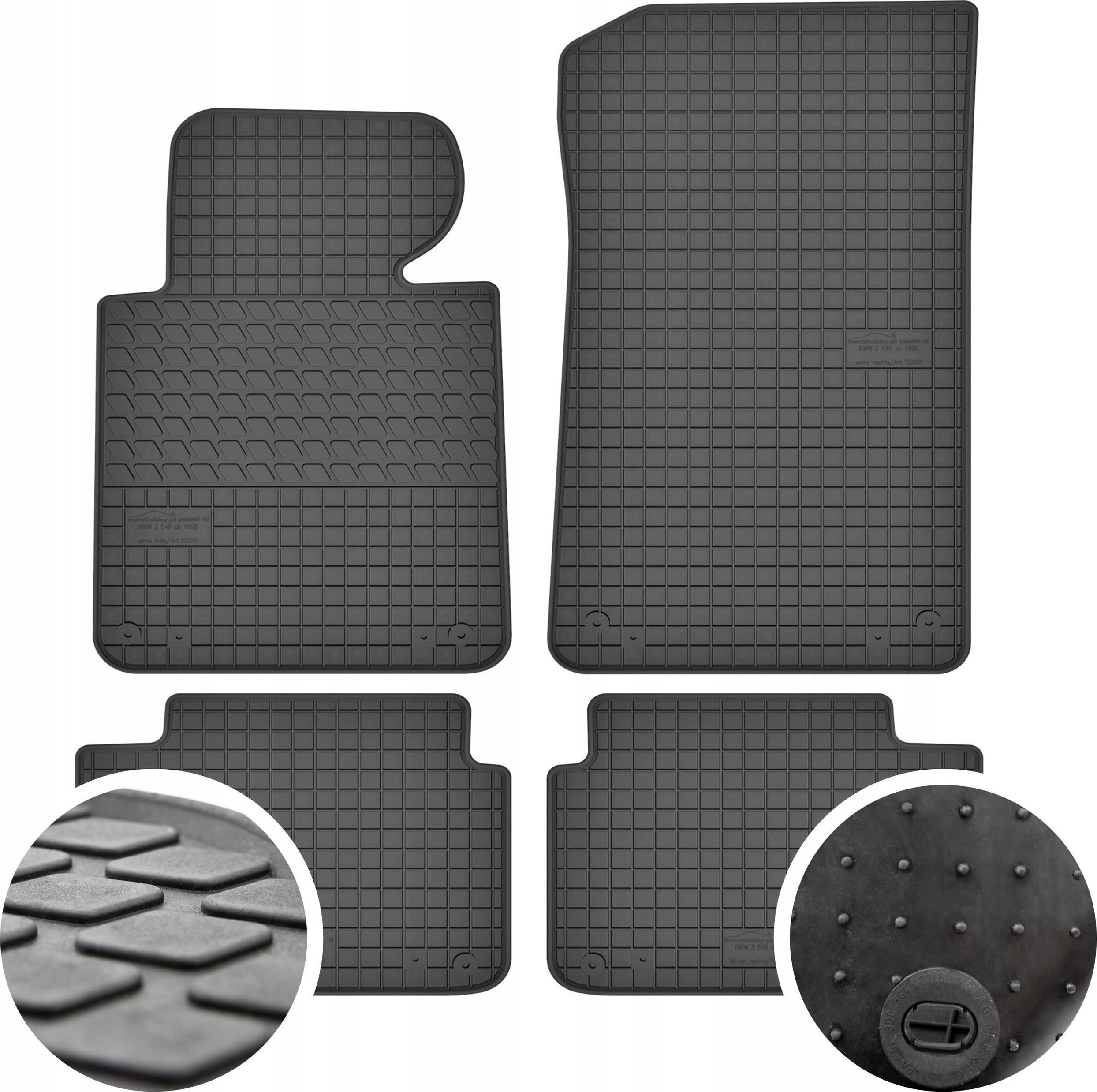 GeyerHosaja Dywaniki gumowe do BMW 3 E46