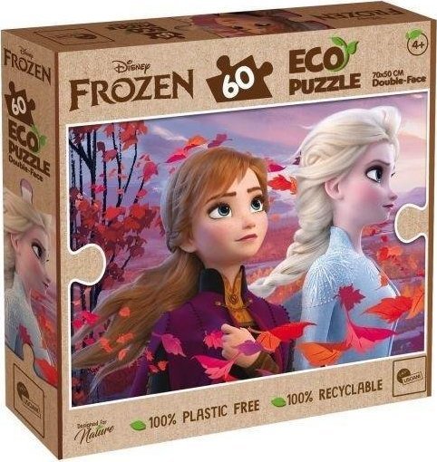 Lisciani LISCIANI DISNEY PUZZLE EKO DWUSTRONNE FROZEN 60 EL.