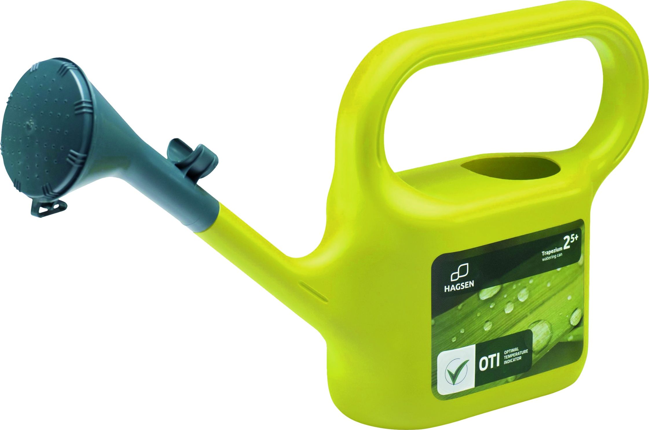 Hagsen Konewka plastikowa Trapezium 2,5L zielona MX 2404